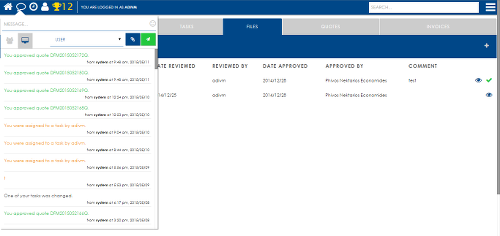 screenshot of Business Comet